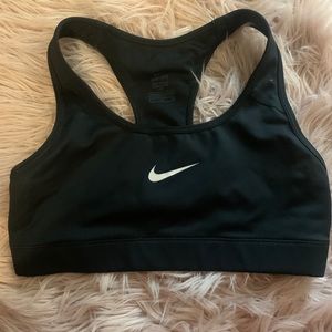 Black Nike sports bra